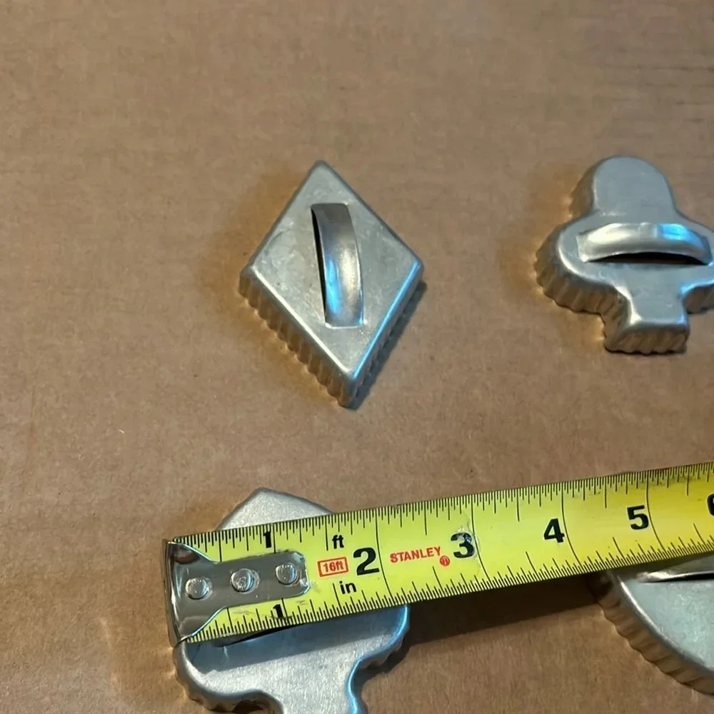 Vintage Cookie Cutters Bridge Set- Heart, Diamond, Spade, and Club